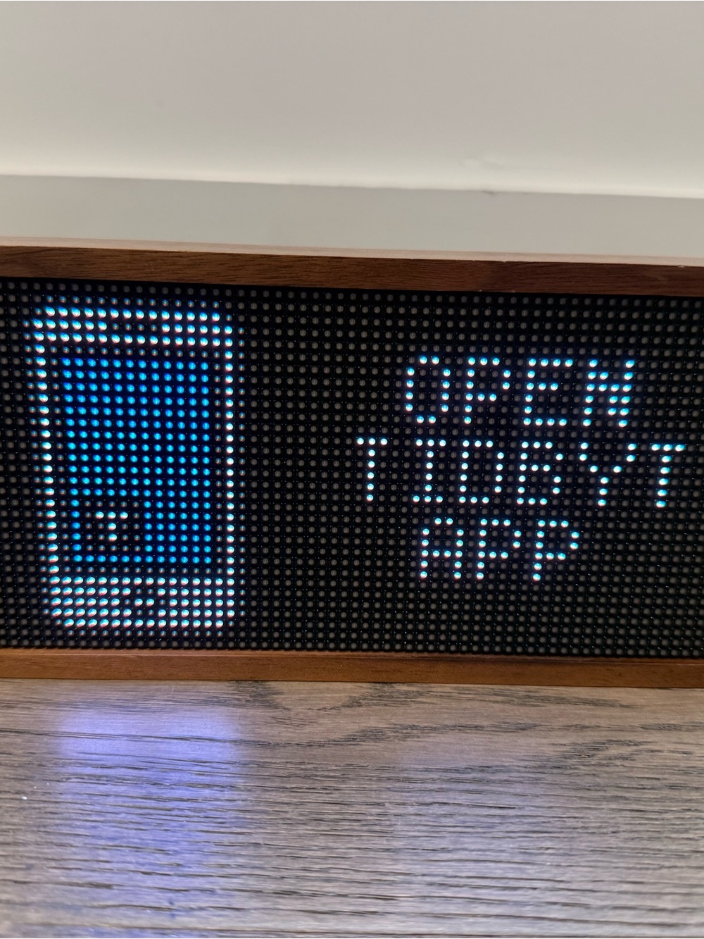 Tidbyt Digital LED Message Display Sign